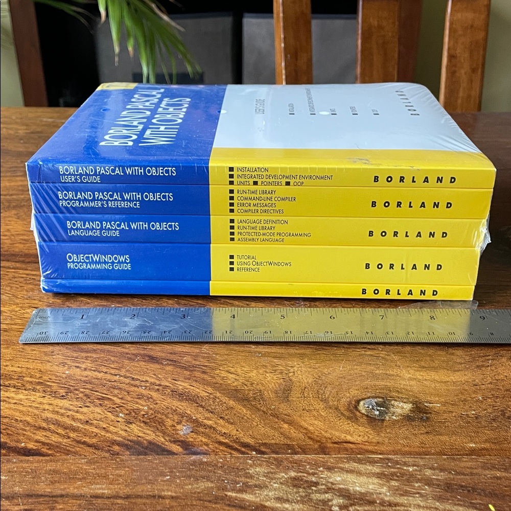5 Borland Pascal With Objects 7.0 Textbooks / Technical Manuals (Set of 5) NEW